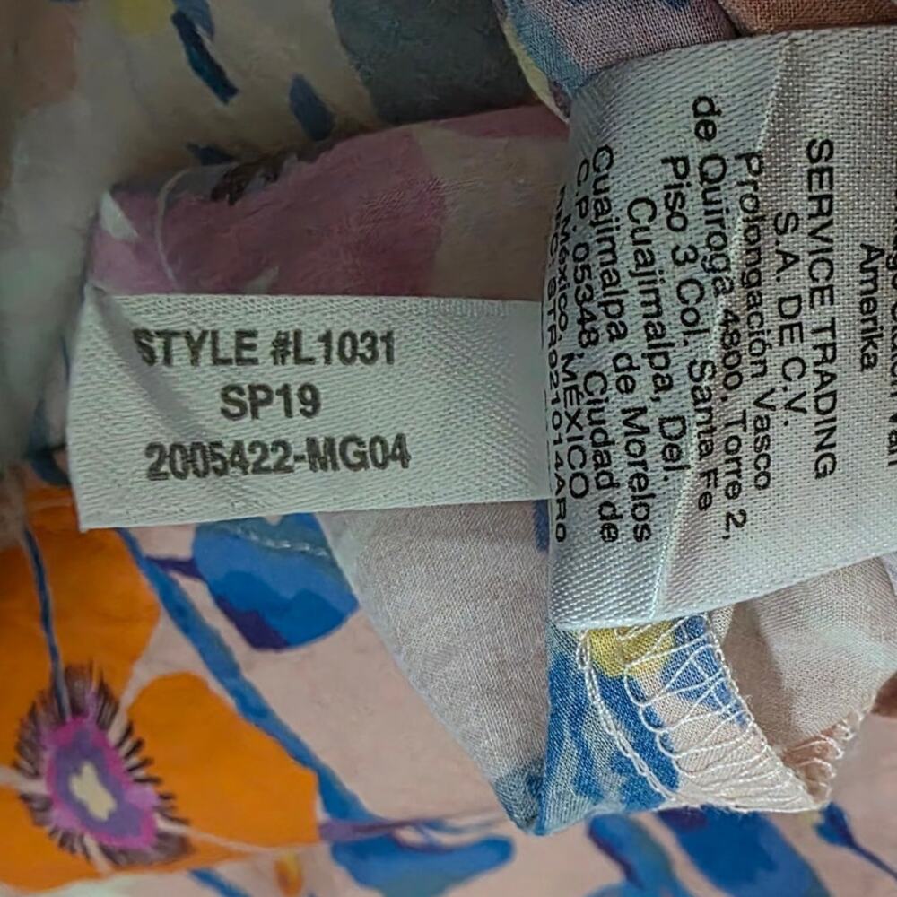 J. Crew Liberty London Floral Classic Popover Shirt Pavilion Pink Multi Blouse - Picture 10 of 11
